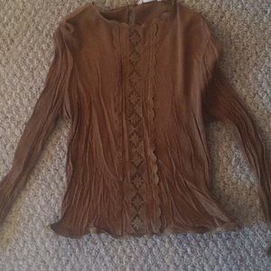 Fun Mustard Brown H&M Top
